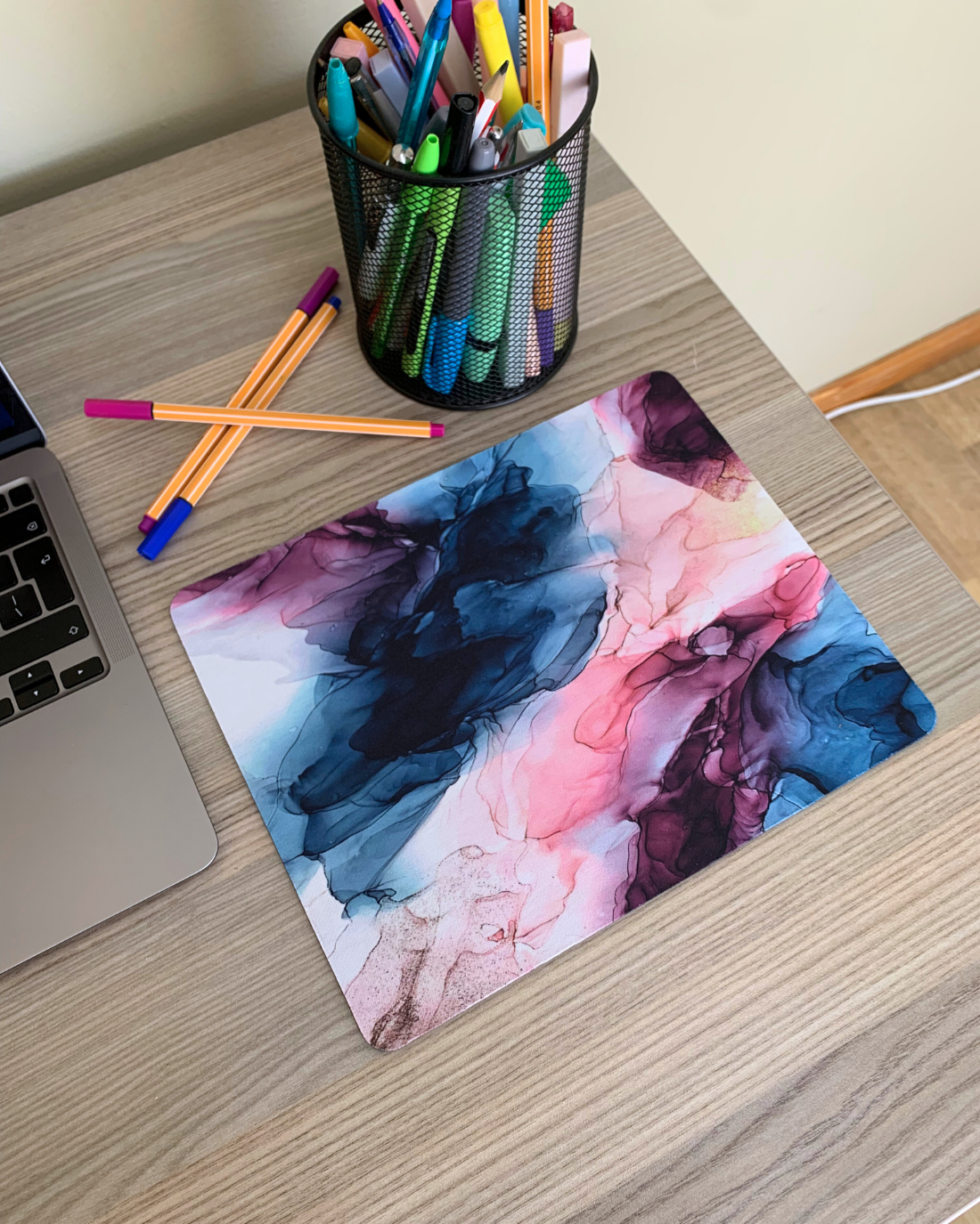 Square Marble Mouse Pad