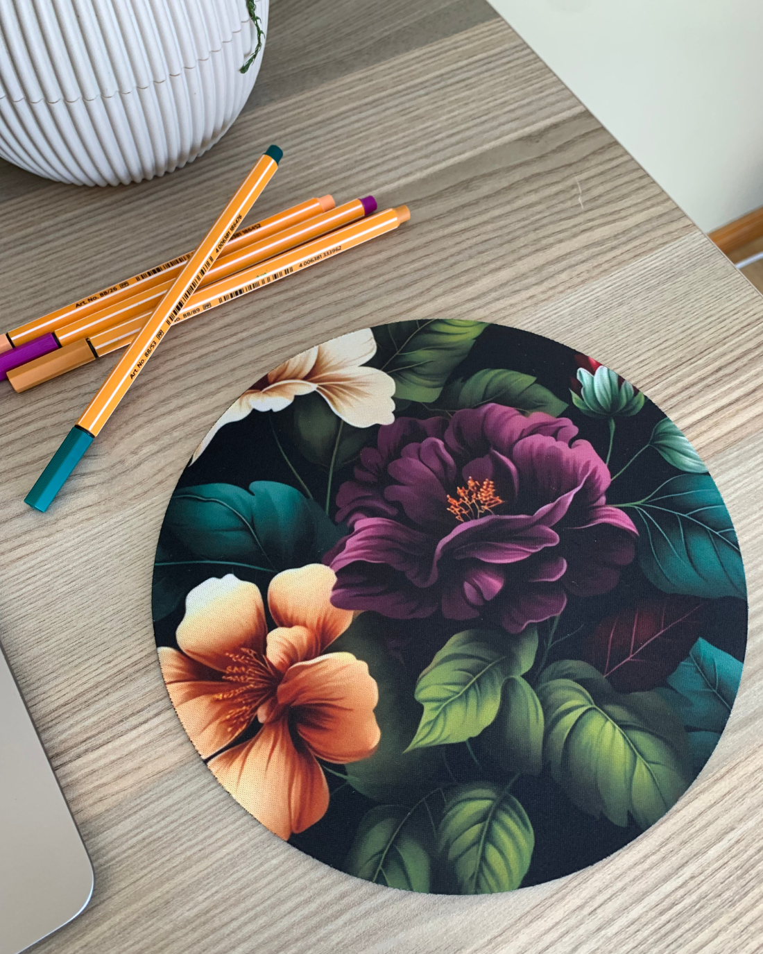 Serene Blossoms Mouse Pad