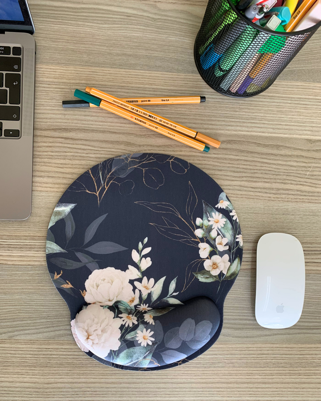Floral Elegance Mouse Pad