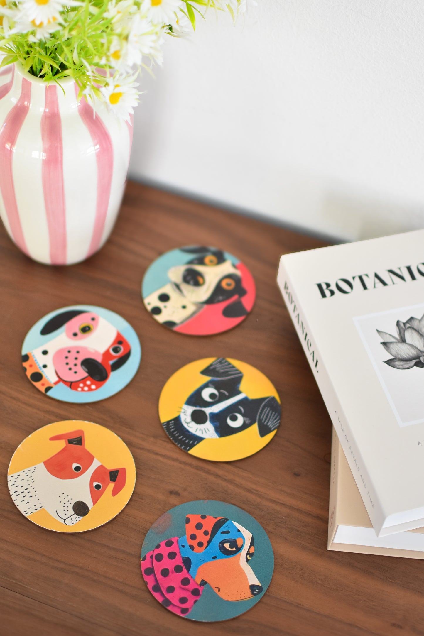 Paws & Pour Coaster Set of 6