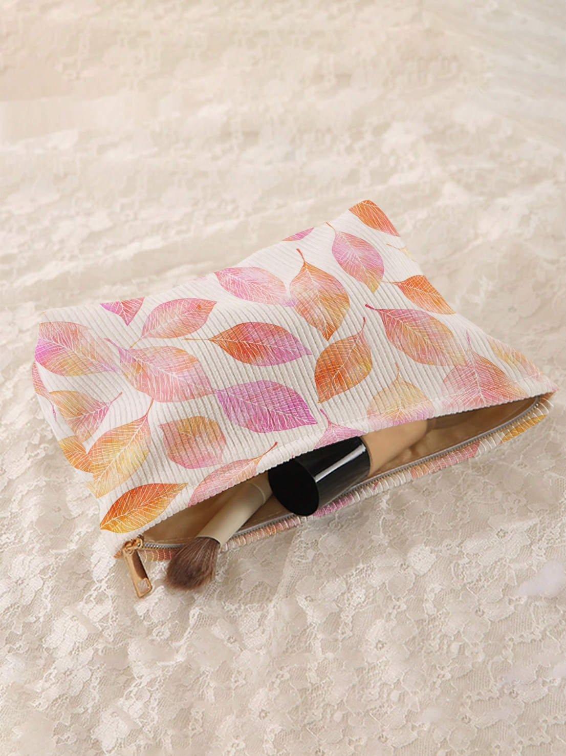 Sunset Leaves Pouch