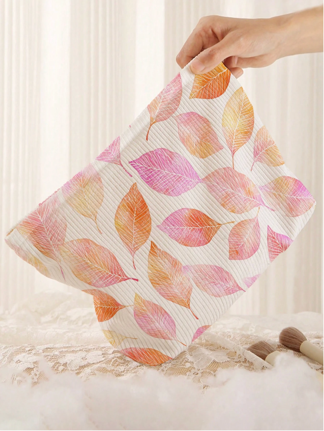 Sunset Leaves Pouch