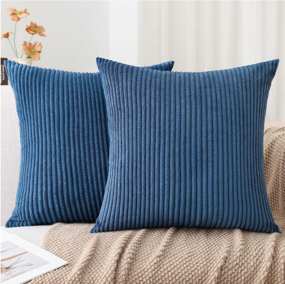Lined Velvet Cushion Set of 2