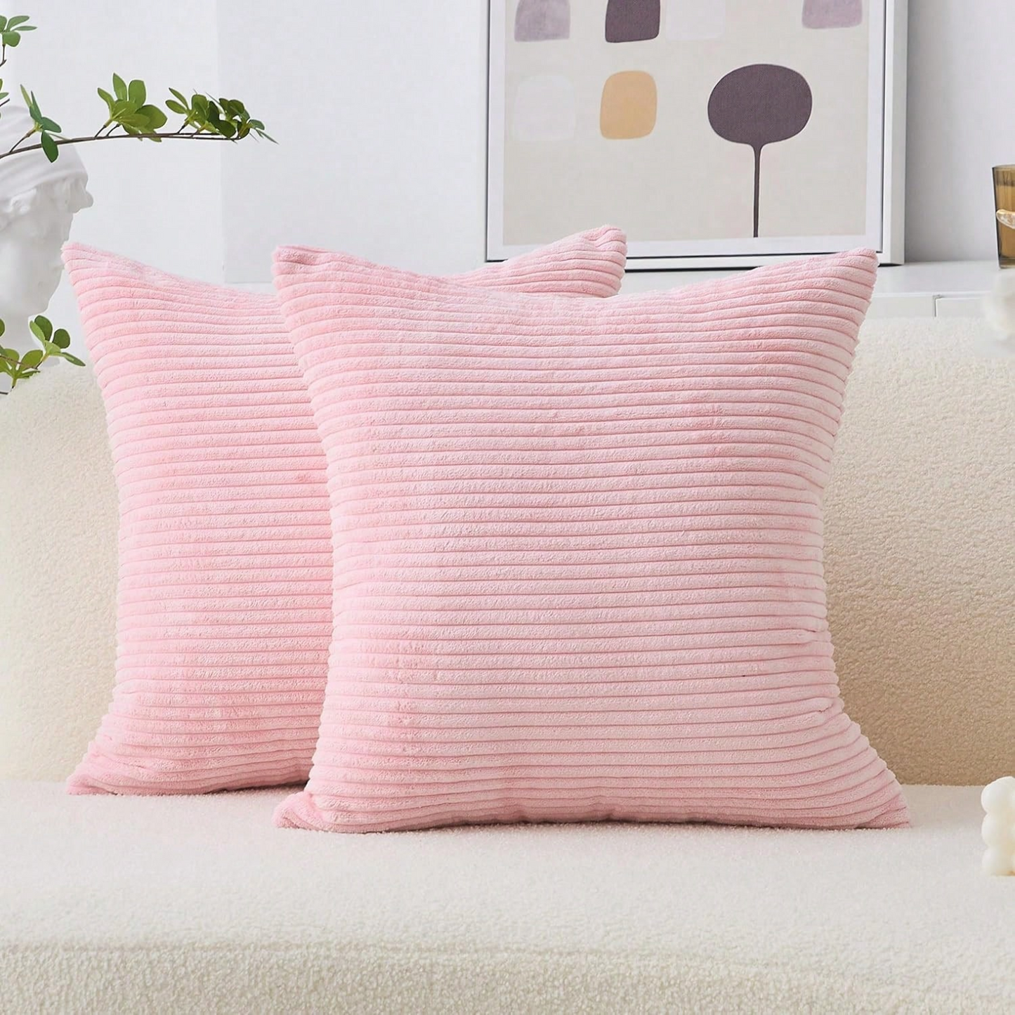 Lined Velvet Cushion Set of 2