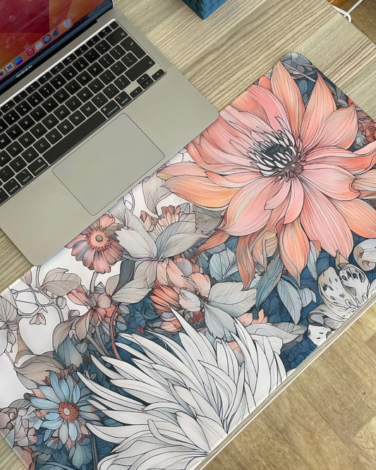 Petal Reverie Desk Pad