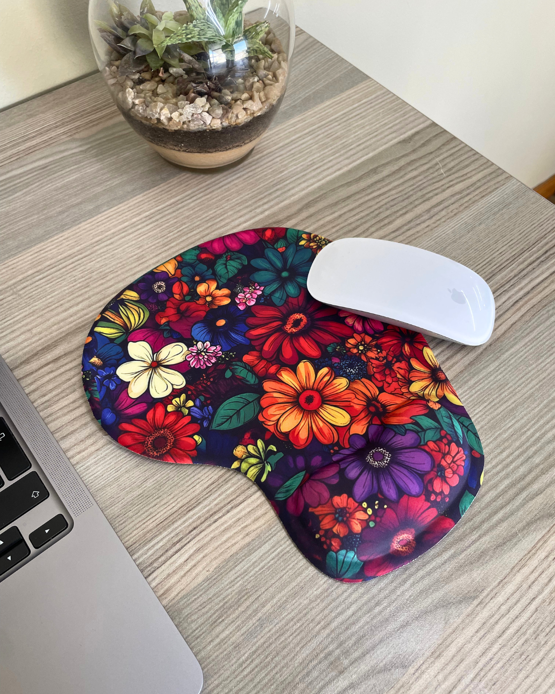 Floral Frenzy Mouse Pad