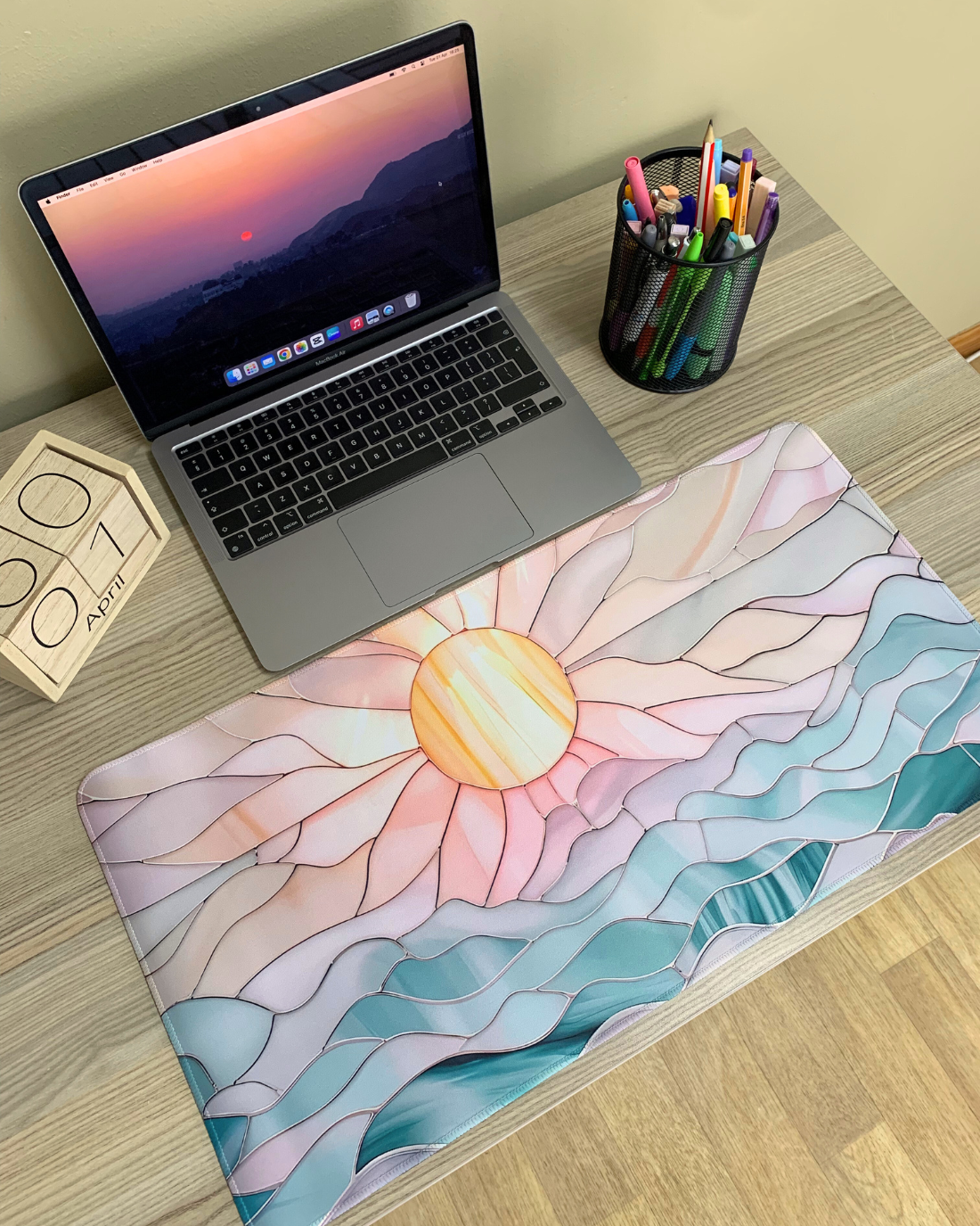 Sunrise Serenity Desk Pad