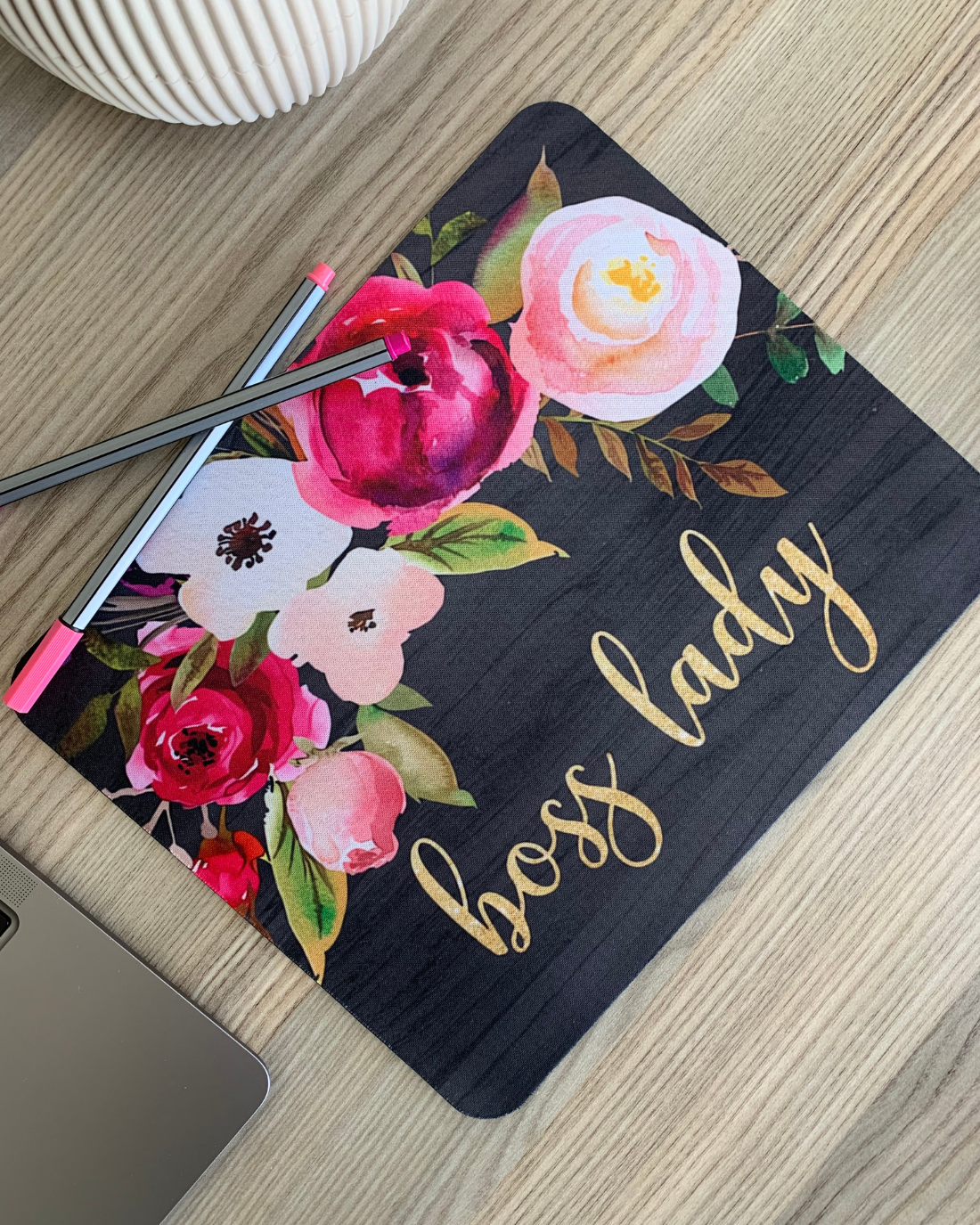 Blooming Boss Mouse Pad