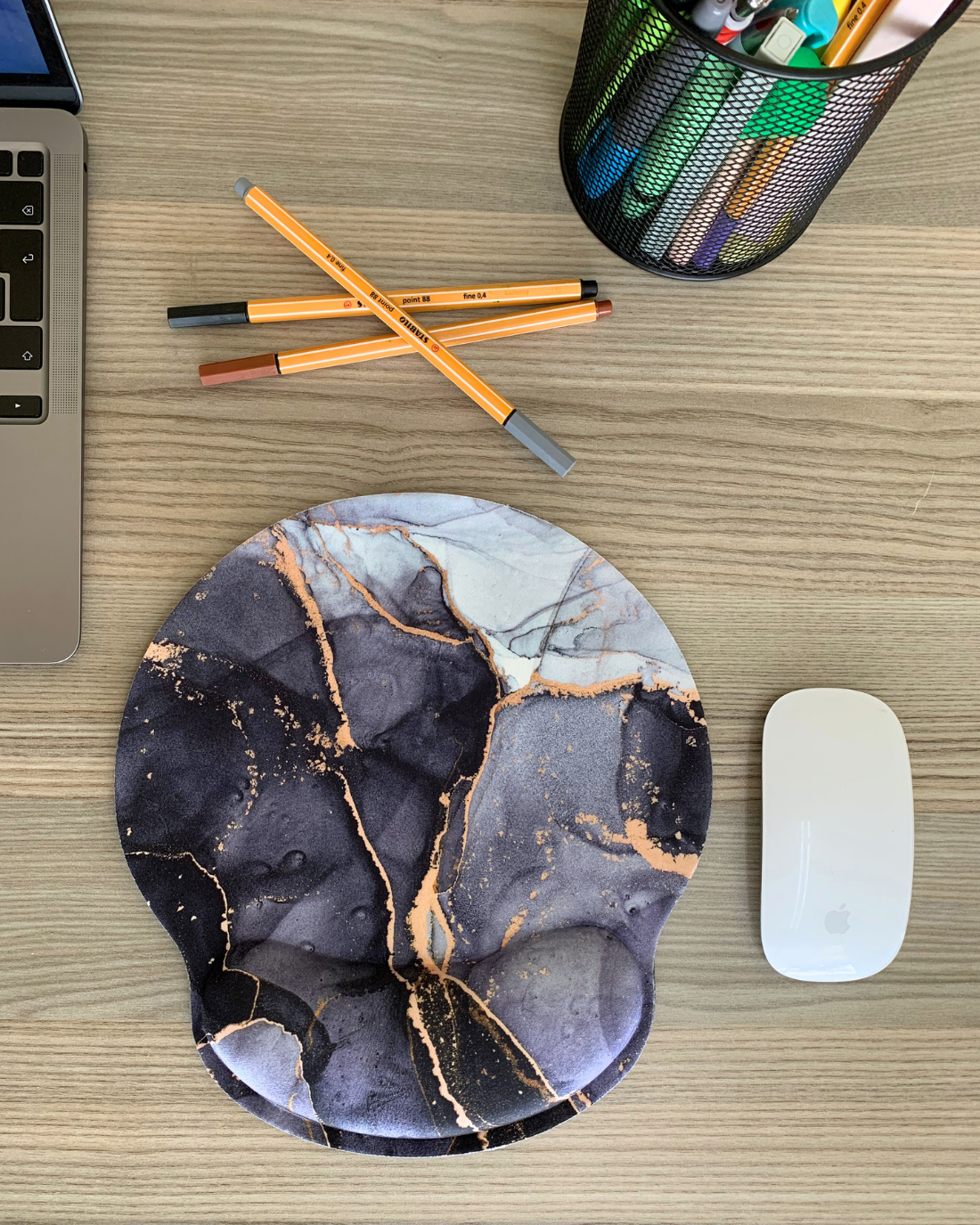 Dramatic Marble Mouse Pad