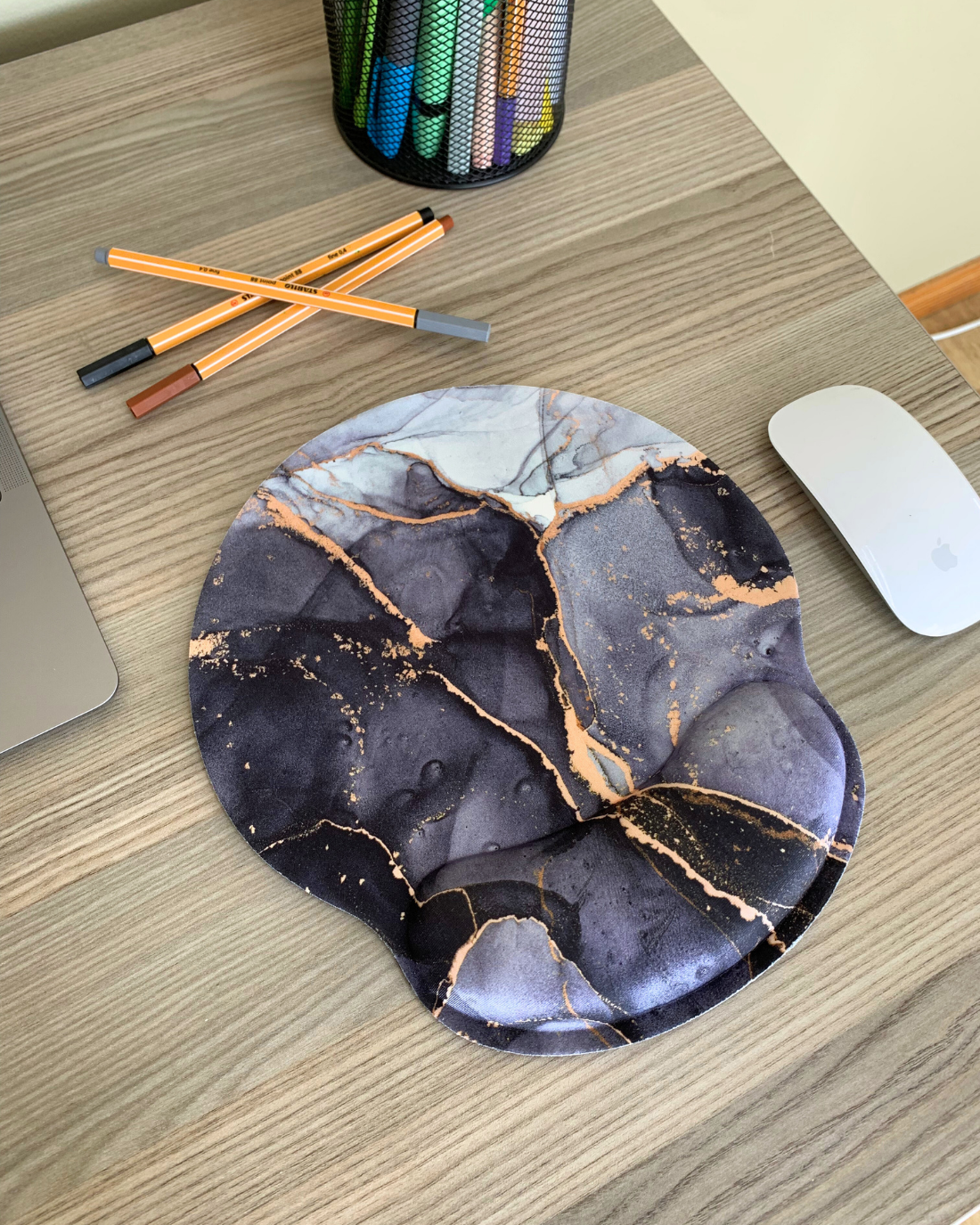 Dramatic Marble Mouse Pad