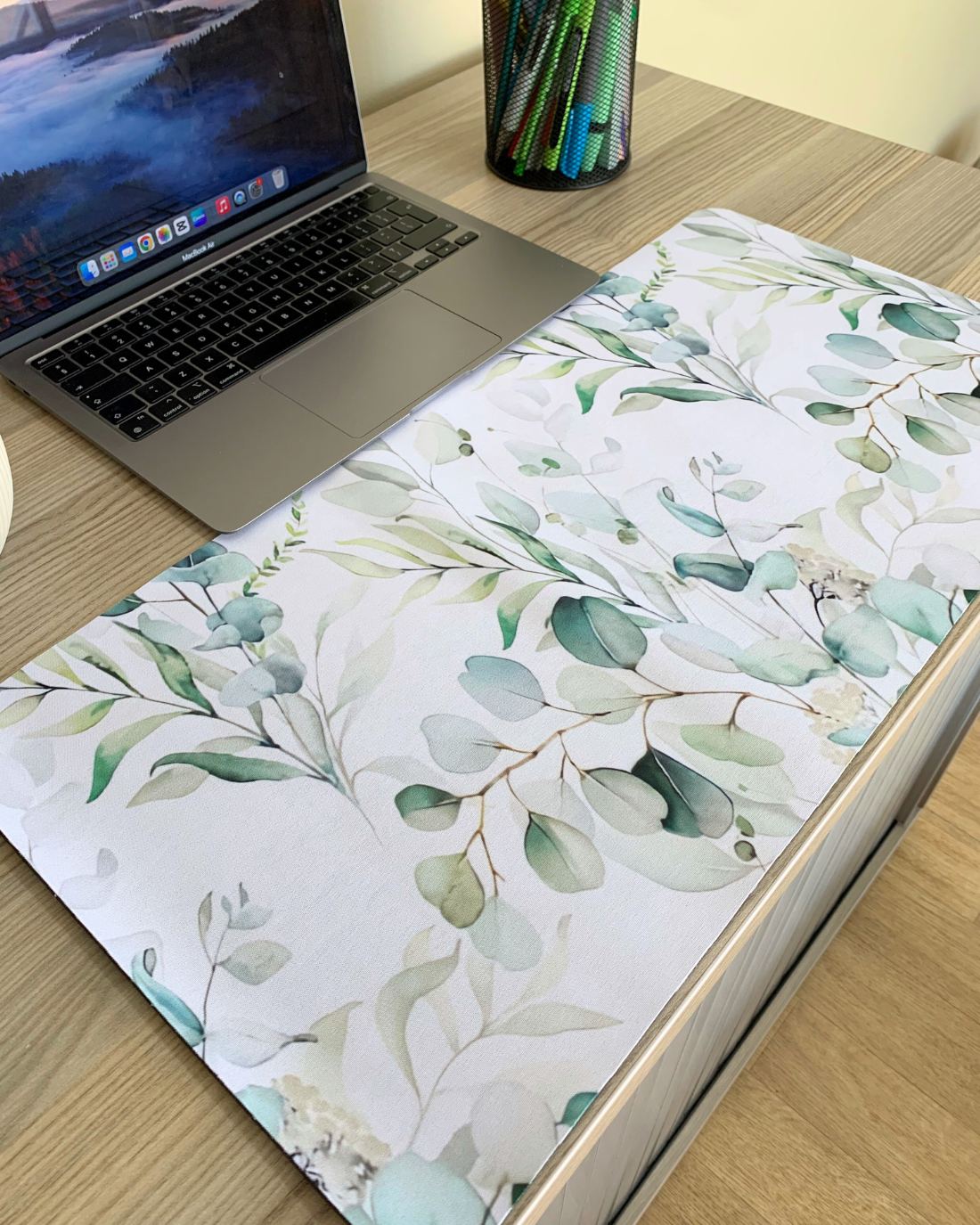 Green Oasis Desk Pad