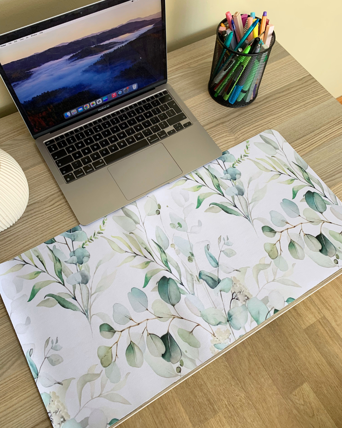Green Oasis Desk Pad