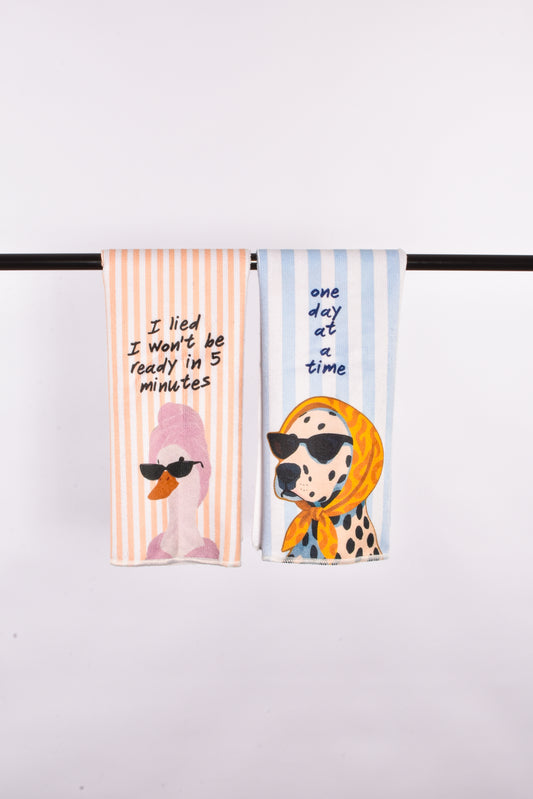 The Unbothered Duo Kitchen Cloth Set (2 Pack)