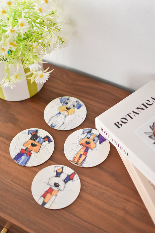 Doodle Dog Coaster Set of 6